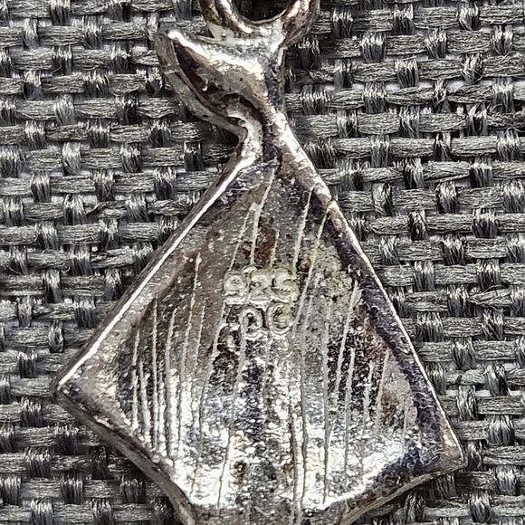 Sterling Silver Colorful Enamel & Rhinestone Sailboat Necklace Charm SS - Picture 6 of 6